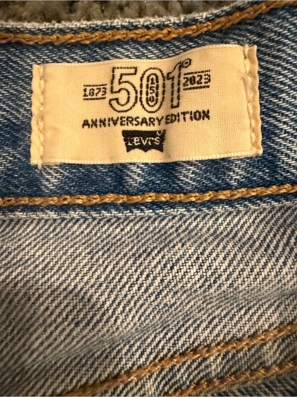 Levi's 501 150th Anniversary 90s Patchwork Jeans Road Tripping | Size 27 x 32 - Picture 11 of 12